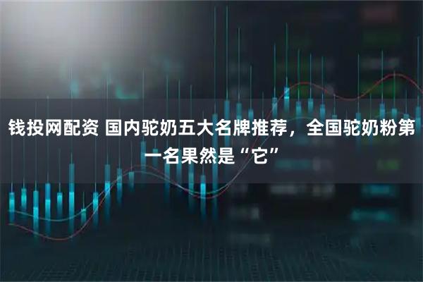 钱投网配资 国内驼奶五大名牌推荐，全国驼奶粉第一名果然是“它”
